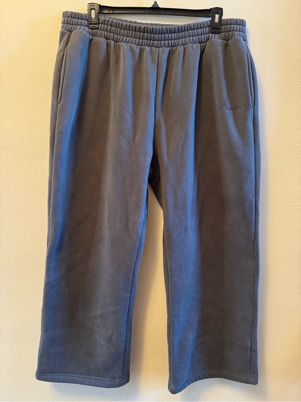 Comfrt Charcoal Grey Sweatpants Joggers 2XL Lounge Pants Thick Oversized